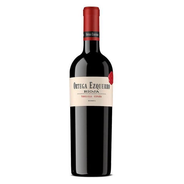 Ortega Ezquerro | Reserva | Rioja – Elegant blend of Tempranillo, Garnacha & Graciano. Aromas of red fruit, vanilla and spices, with a long, complex finish.
