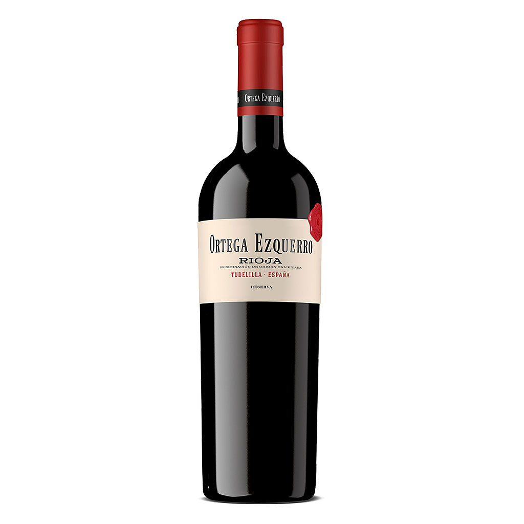 Ortega Ezquerro | Reserva | Rioja – Elegant blend of Tempranillo, Garnacha & Graciano. Aromas of red fruit, vanilla and spices, with a long, complex finish.
