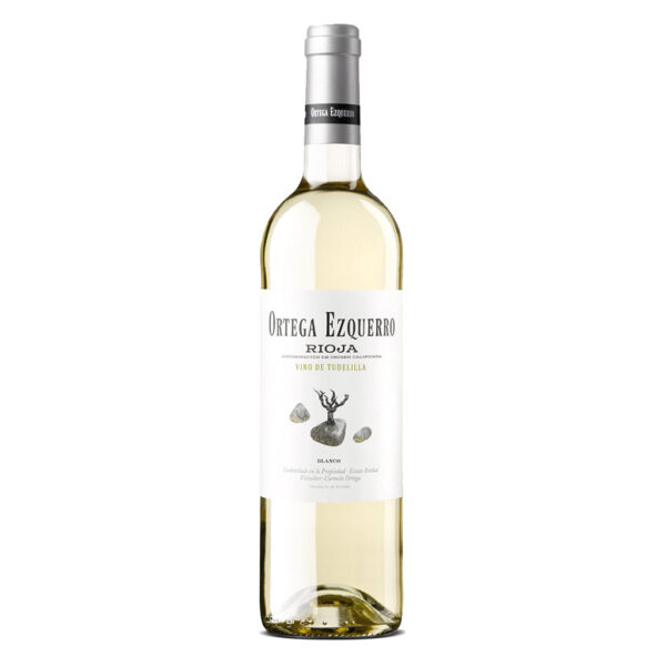 Fresh and elegant Rioja Blanco from Ortega Ezquerro, grown at 600 m altitude. Pale lemon colour with citrus and floral aromas, bright acidity and a perfectly balanced, refreshing finish.